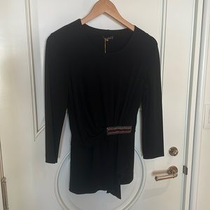 Etro Black Wrap Top